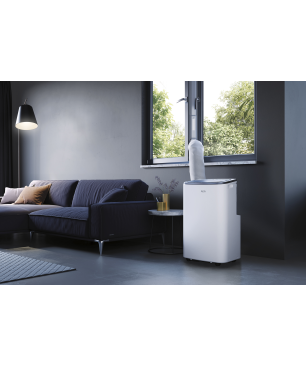 AEG AXP35U538CW Mobiles Klimagerät Weiß/Schwarz (Max. Raumgröße: 50 m², EEK: A+)