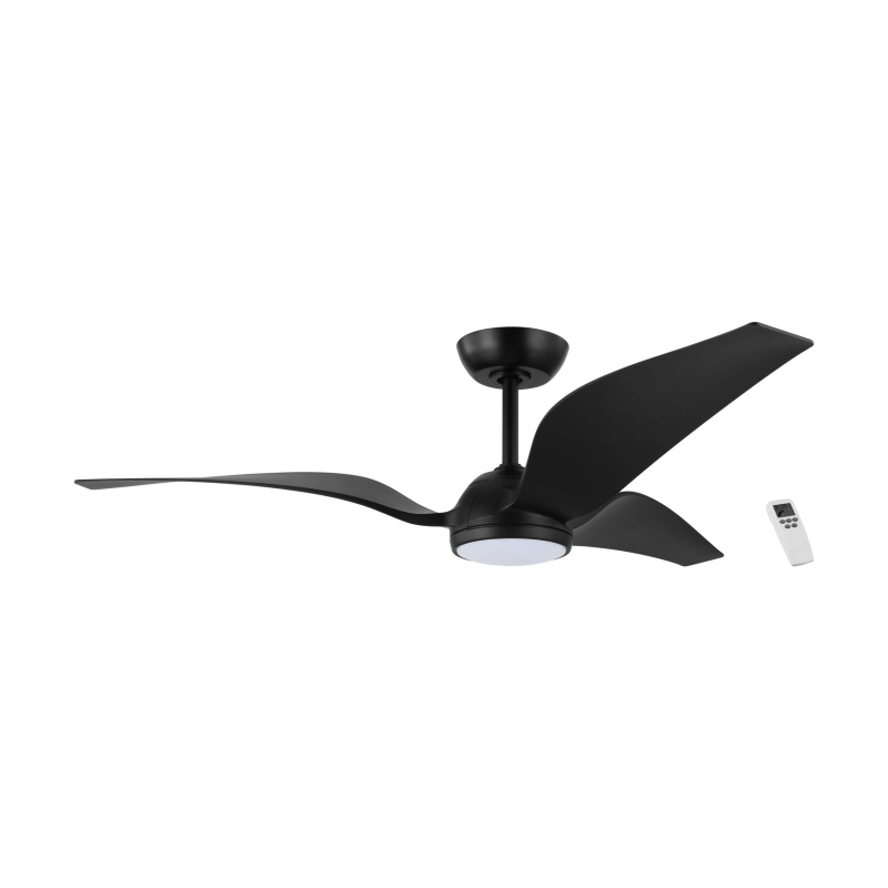 EGLO Mosteiros Deckenventilator Schwarz (50 Watt)
