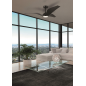 EGLO Mosteiros Deckenventilator Schwarz (50 Watt)
