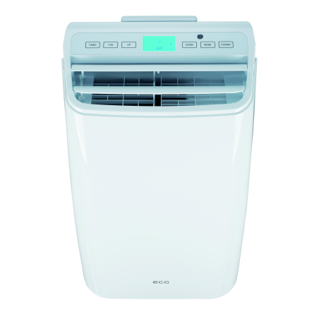 ECG MK 124 | 12000 BTU/H | 16 und 30 °C | 1350 W | 65 dB | Raumfläche 18-25 m2 | Klimaanlage mobil weiß (Max. Raumgröße: 25 m²