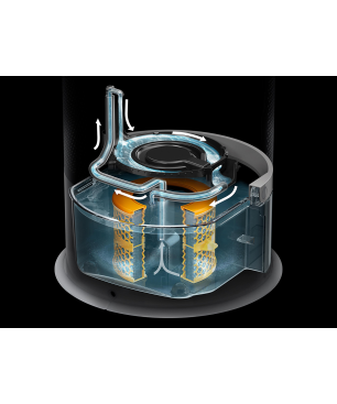 DYSON PH03 Purifier Humidify + Cool Luftreiniger, Luftbefeuchter und Ventilator Weiß/Silber (40 Watt, Raumgröße: 81 m³, 360˚-F