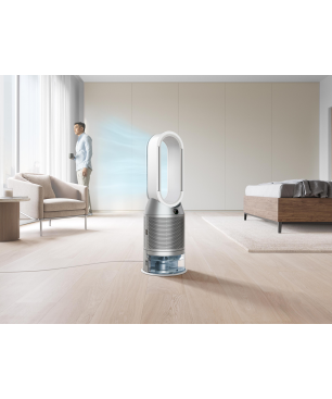 DYSON PH03 Purifier Humidify + Cool Luftreiniger, Luftbefeuchter und Ventilator Weiß/Silber (40 Watt, Raumgröße: 81 m³, 360˚-F