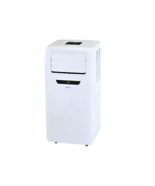 PURLINE Tragbares Klimagerêt mit Frontdisplay 2250 Frigorien mobile Klimaanlage Weiß (Max. Raumgröße: 20 m², EEK: A)