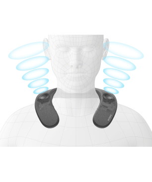 SONY SRS-NS7, Neckband Heimkino Nackenlautsprecher Bluetooth Schwarz