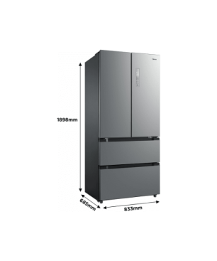 MIDEA MDRF713FGE02 French Door Kühlschrank (E, 1898 mm hoch, Inox)