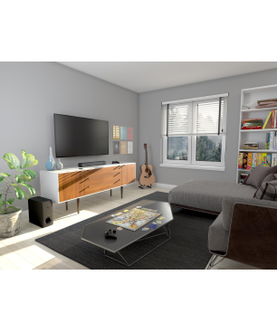 YAMAHA SR-C30A, Soundbar, Schwarz