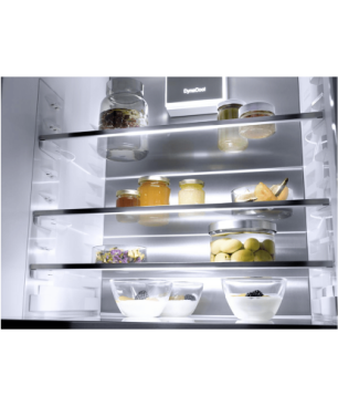 MIELE KFN 7774 D Kühlgefrierkombination (D, 207 kWh, 1770 mm hoch, Weiß)