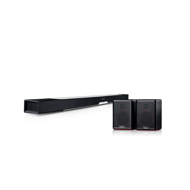 TEUFEL CINEBAR LUX Surround "5.0-Set", 5.0 System, Surround, Weiß / Schwarz TEUFEL CINEBAR LUX Surround "5.0-Set", 5.0 System, Surround, Weiß / Schwarz