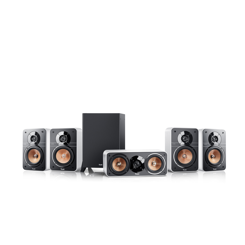 TEUFEL Ultima 20 Surround "5.1-Set" 5.1 System, Weiß) TEUFEL Ultima 20 Surround "5.1-Set" 5.1 System, Weiß)