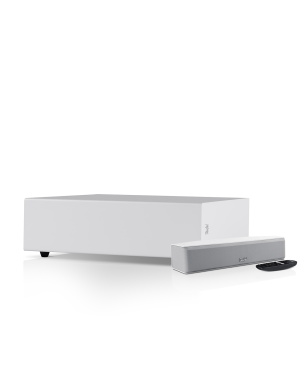 TEUFEL CINEBAR ONE+ Weiß, Soundbar, Weiß