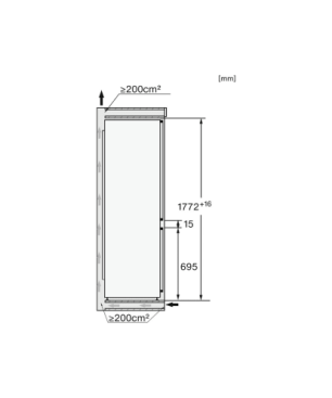 MIELE KFN 7774 D Kühlgefrierkombination (D, 207 kWh, 1770 mm hoch, Weiß)
