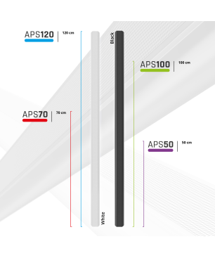 QEUS APS70C white HiFi Lautsprecher Linienstrahler, Weiß