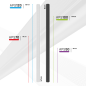QEUS APS70C white HiFi Lautsprecher Linienstrahler, Weiß