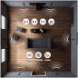 QEUS APS70C white HiFi Lautsprecher Linienstrahler, Weiß