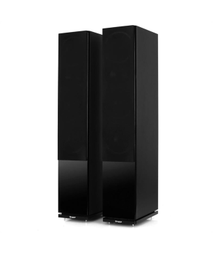 AUNA Linie-600-BK Standlautsprecher, Schwarz