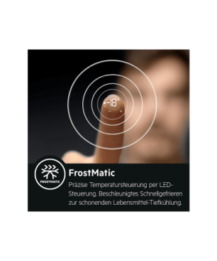 AEG SCE714FALS Kühlgefrierkombination (F, 253 kWh, 1441 mm hoch, Weiß)
