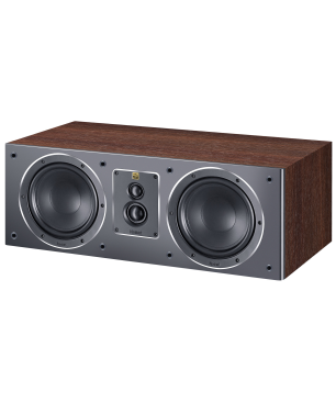 MAGNAT Center 53 Centerlautsprecher (2 x 170 mm Tiefmitteltöner, 30 mm Hochtonkalotte, 20 mm Superhochtöner, Mocca