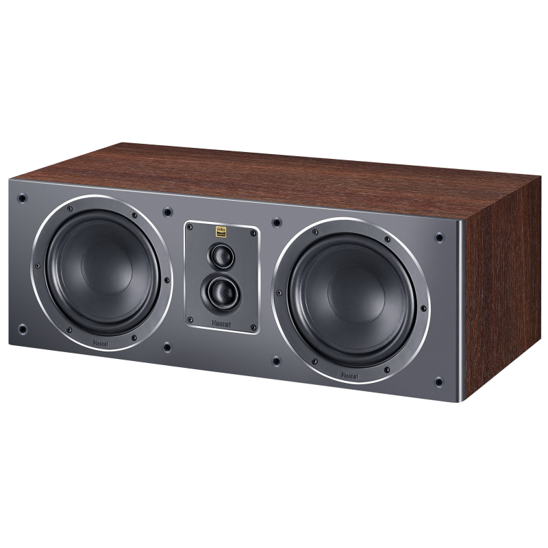 MAGNAT Center 53 Centerlautsprecher (2 x 170 mm Tiefmitteltöner, 30 mm Hochtonkalotte, 20 mm Superhochtöner, Mocca MAGNAT Center 53 Centerlautsprecher (2 x 170 mm Tiefmitteltöner, 30 mm Hochtonkalotte, 20 mm Superhochtöner, Mocca
