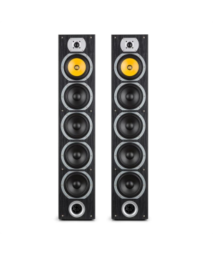 AUNA V7B Standlautsprecher, Schwarz