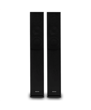 AUNA Linie 501 FS BK Standlautsprecher, Schwarz