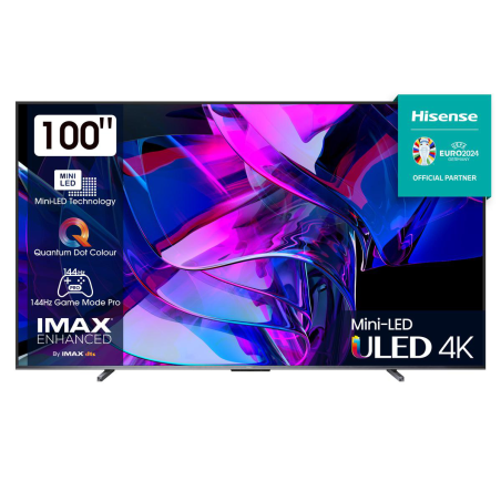 HISENSE 100U7KQ LED TV (Flat, 100 Zoll / 253 cm, UHD 4K, SMART TV)