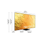 SAMSUNG GQ65QN800B Neo QLED TV (Flat, 65 Zoll / 163 cm, UHD 8K, SMART TV, Tizen™ mit Gaming Hub) SAMSUNG GQ65QN800B Neo QLED TV (Flat, 65 Zoll / 163 cm, UHD 8K, SMART TV, Tizen™ mit Gaming Hub)
