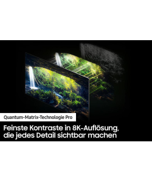 SAMSUNG GQ65QN800B Neo QLED TV (Flat, 65 Zoll / 163 cm, UHD 8K, SMART TV, Tizen™ mit Gaming Hub)