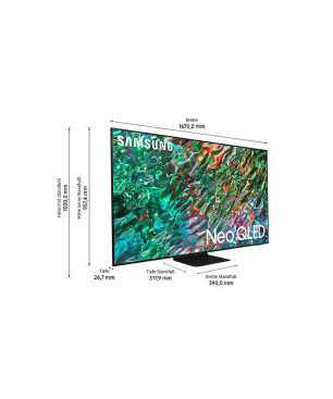SAMSUNG GQ75QN90B Neo QLED TV (Flat, 75 Zoll / 189 cm, UHD 4K, SMART TV, Tizen™ mit Gaming Hub)