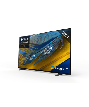 SONY XR-55A80J OLED TV (Flat, 55 Zoll / 139 cm, OLED 4K, SMART TV, Google TV)
