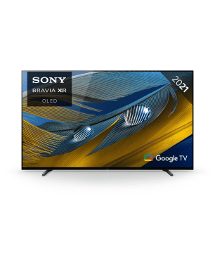 SONY XR-55A80J OLED TV (Flat, 55 Zoll / 139 cm, OLED 4K, SMART TV, Google TV)