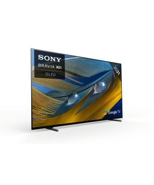 SONY XR-55A80J OLED TV (Flat, 55 Zoll / 139 cm, OLED 4K, SMART TV, Google TV)
