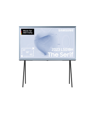 SAMSUNG GQ50LS01BHU The Serif QLED TV (Flat, 50 Zoll / 125 cm, UHD 4K, SMART TV, Tizen)