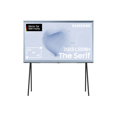 SAMSUNG GQ50LS01BHU The Serif QLED TV (Flat, 50 Zoll / 125 cm, UHD 4K, SMART TV, Tizen)