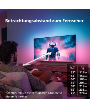PHILIPS 75PUS8808/12 4K LED Ambilight TV (Flat, 75 Zoll / 189 cm, UHD 4K, SMART TV, Ambilight, GoogleTV)