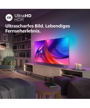 PHILIPS 75PUS8808/12 4K LED Ambilight TV (Flat, 75 Zoll / 189 cm, UHD 4K, SMART TV, Ambilight, GoogleTV)
