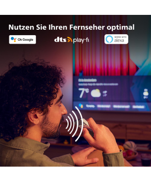 PHILIPS 75PUS8808/12 4K LED Ambilight TV (Flat, 75 Zoll / 189 cm, UHD 4K, SMART TV, Ambilight, GoogleTV)