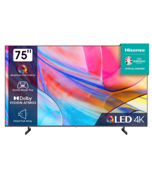 HISENSE 75A7KQ QLED TV (Flat, 75 Zoll / 189 cm, QLED 4K, SMART TV, VIDAA U)