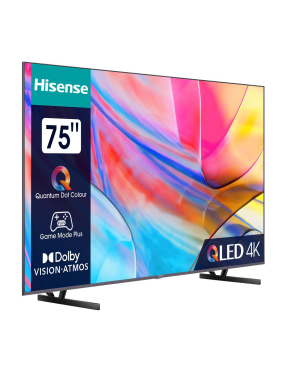 HISENSE 75A7KQ QLED TV (Flat, 75 Zoll / 189 cm, QLED 4K, SMART TV, VIDAA U)