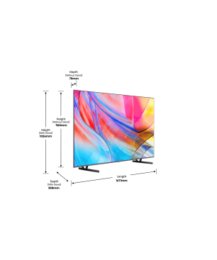 HISENSE 75A7KQ QLED TV (Flat, 75 Zoll / 189 cm, QLED 4K, SMART TV, VIDAA U)