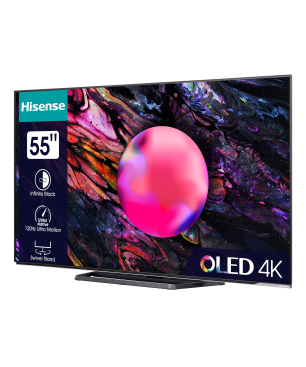 HISENSE 55A85K OLED TV (Flat, 55 Zoll / 139 cm, OLED 4K, SMART TV, VIDAA U)