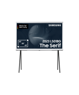 SAMSUNG GQ55LS01BGU The Serif QLED TV (Flat, 55 Zoll / 138 cm, UHD 4K, SMART TV, Tizen)