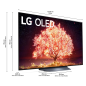 LG OLED 55 B 19 LA.AEU OLED TV (Flat, 55 Zoll / 139 cm, UHD 4K, SMART TV, webOS 6.0 mit LG ThinQ)