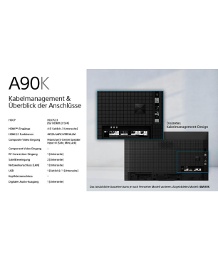 SONY BRAVIA XR-42A90K OLED TV (Flat, 42 Zoll / 106 cm, OLED 4K, SMART TV, Google TV)