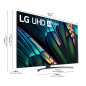 LG 75UR81006LJ LG UHD TV (Flat, 75 Zoll / 190 cm, UHD 4K, SMART TV, webOS 23) LG 75UR81006LJ LG UHD TV (Flat, 75 Zoll / 190 cm, UHD 4K, SMART TV, webOS 23)