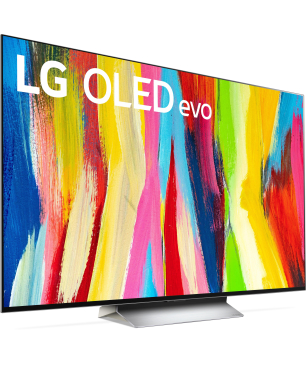 LG OLED55C22LB OLED evo TV (Flat, 55 Zoll / 139 cm, OLED 4K, SMART TV, webOS 22 mit LG ThinQ)