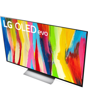 LG OLED55C22LB OLED evo TV (Flat, 55 Zoll / 139 cm, OLED 4K, SMART TV, webOS 22 mit LG ThinQ)