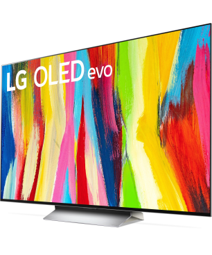 LG OLED55C22LB OLED evo TV (Flat, 55 Zoll / 139 cm, OLED 4K, SMART TV, webOS 22 mit LG ThinQ)