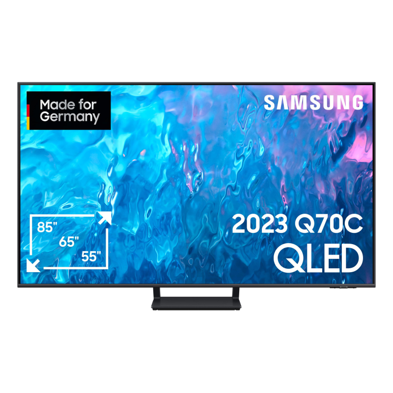 SAMSUNG GQ75Q70CAT QLED TV (Flat, 75 Zoll / 189 cm, UHD 4K, SMART TV, Tizen)