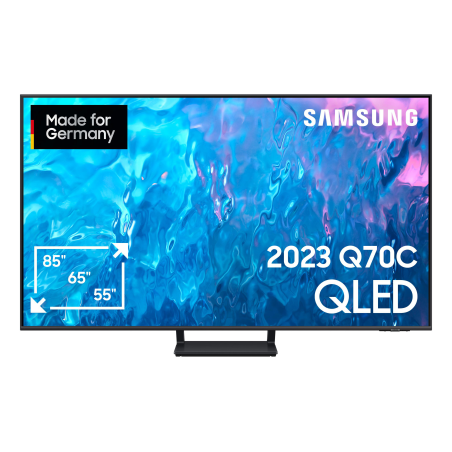 SAMSUNG GQ75Q70CAT QLED TV (Flat, 75 Zoll / 189 cm, UHD 4K, SMART TV, Tizen)