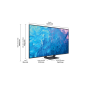 SAMSUNG GQ75Q70CAT QLED TV (Flat, 75 Zoll / 189 cm, UHD 4K, SMART TV, Tizen)